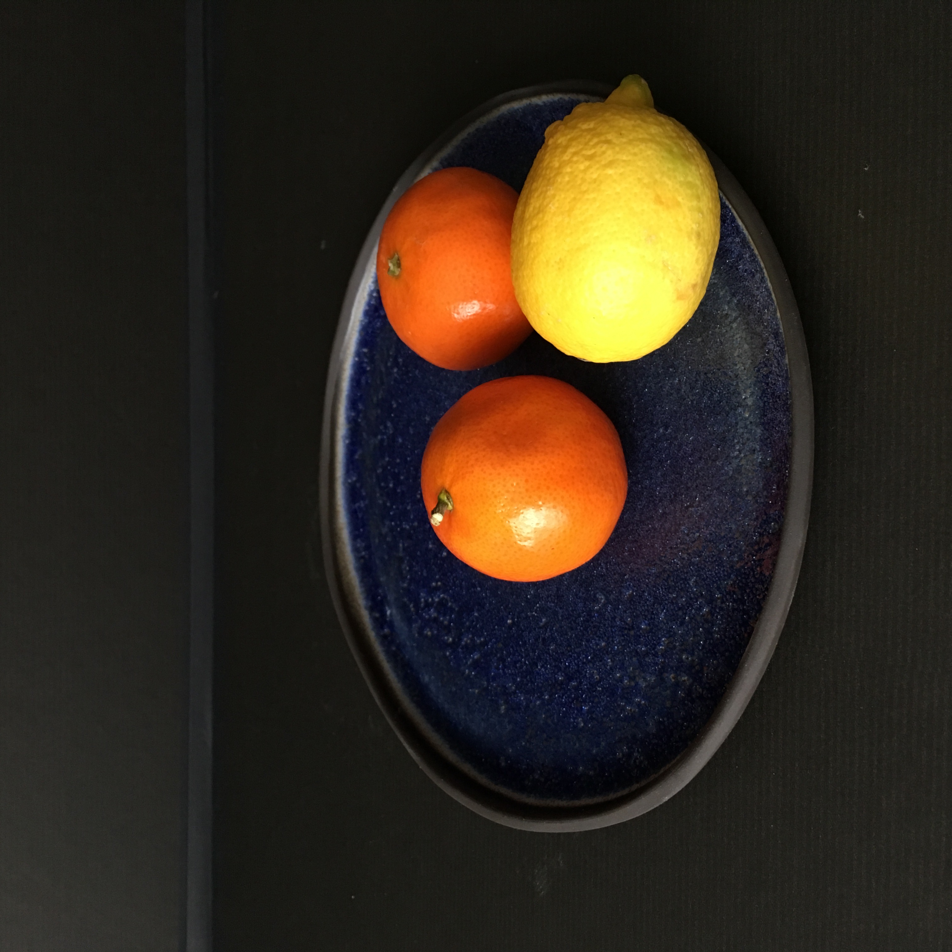 Blue plate