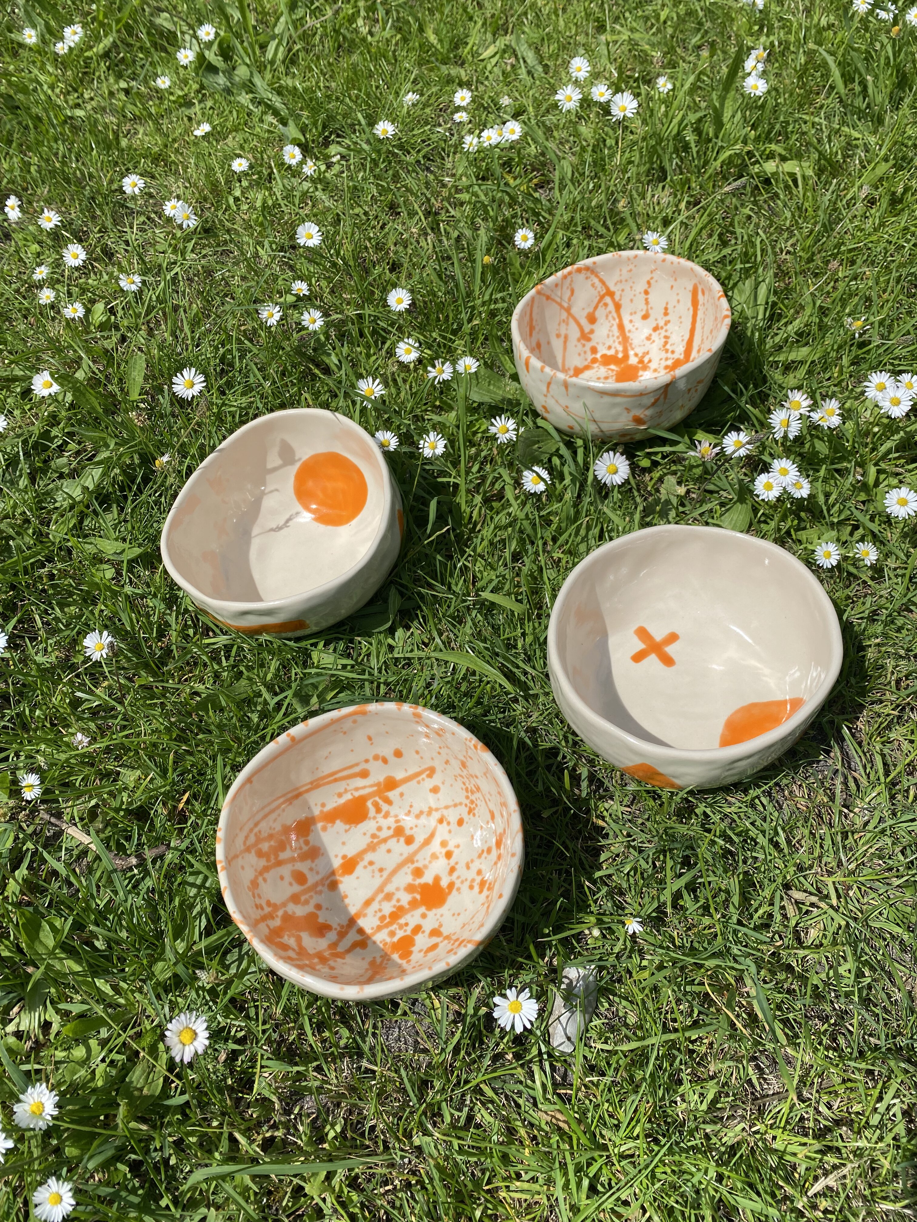 Orange bowls
